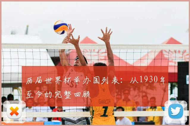 历届世界杯举办国列表:从1930年至今的完整回顾
